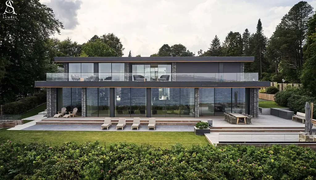 Vedbæk, Vedbæk, Danmark: Vitrocsa V56 og Schüco facade 35